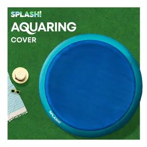 Splash AquaRing Fast Set Swimming Pool Cover - Round Paddling Pool Protection, 8ft