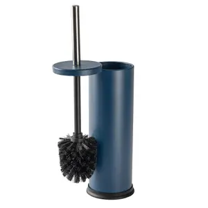 Harbour Housewares - Round Toilet Brush - Matt Blue