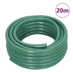 Berkfield Garden Hose Green 20 m PVC