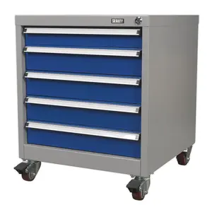 Sealey Mobile Industrial Cabinet 5 Drawer API5657A