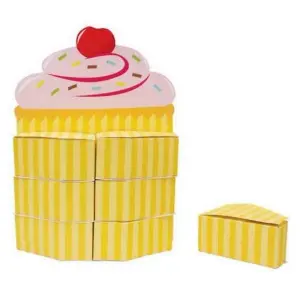 Cupcake Party Centrepiece (Pack of 12) Yellow/Red/Pink (One Size)