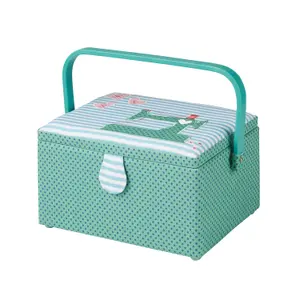 Medium Sewing Basket Sewing Machine 18.5 x 26 x 15cm - Sewing Online GA1119M