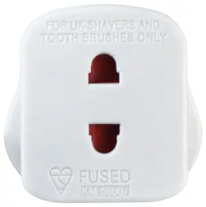 Shaver socket White