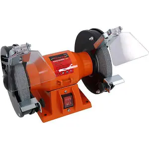 Jobsite 150W Twin Bench Grinding Polisher Workshop Garage Stone Grinder 6"