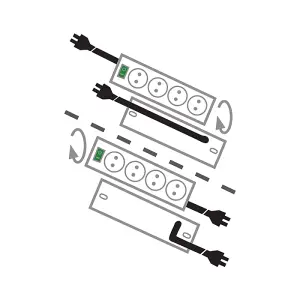 Brennenstuhl Primera-Line Extension Lead 8-Way - 2 Metre Cable