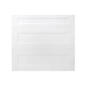 GoodHome Artemisia Matt white Drawer front, Pack of 1 (H)715mm (W)797mm (T)18mm