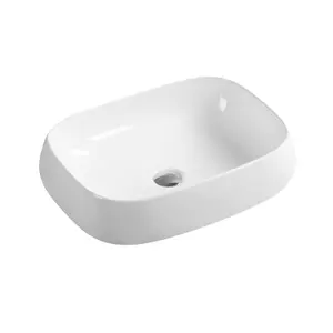 7819 Ceramic 55cm x 42cm Domed Oblong Countertop Basin