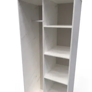 Fuji Open Wardrobe in Marble (Ready Assembled)