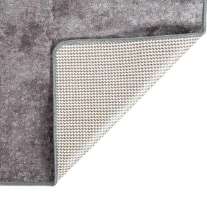 Rug Washable 190x300 cm Grey Anti Slip