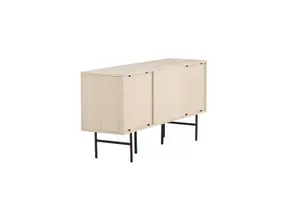 Björkön Low Cabinet Storage TV Stand , Whitewash