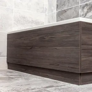 Novela Dark Wood Front Bath Panel - 1800mm