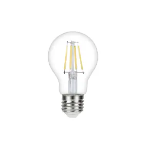 Diall B22 3.4W 470lm Clear GLS Neutral white LED Filament Light bulb