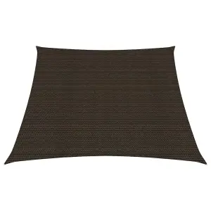 Berkfield Sunshade Sail 160 g/m2 Brown 3/4x2 m HDPE