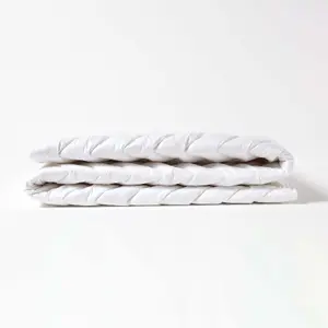 Homescapes Cotton Deep Quilted Super King Size Mattress Topper