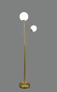 Lighting123 Hoxton Floor Lamp  G9 Bulb Cap for Living Room Bedroom Office