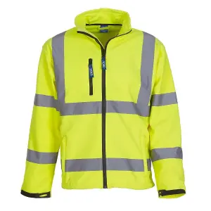 Yoko Mens Hi-Vis Sofshell Jacket (Pack of 2)