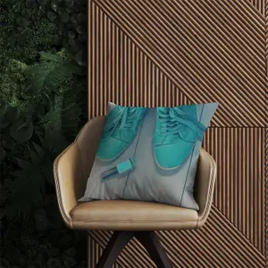 Lipstick Shoes Outdoor Cushion 60cm x 60cm