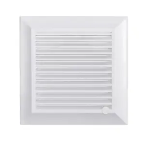 135mm square louvre air vent cover with fly screen