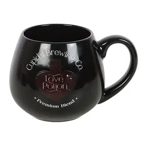 Something Different Love Potion 450ml Heat Changing Mug Black/Pink/White (One Size)