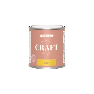 Rust-Oleum Premium Craft Paint - Gold 250ml