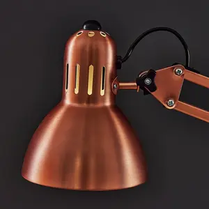 Aurlie 36cm Desk Lamp Copper / Yes