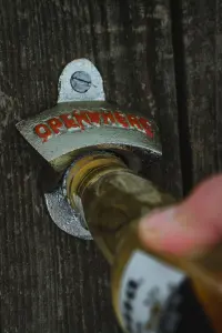 BarCraft Wall Mounted Crown Top Bottle Opener