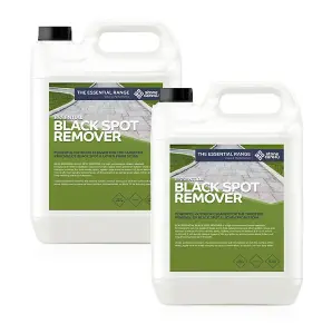 Stonecare4U - Black Spot Remover (10L) - High-Performance Cleaner, Quickly Removes Black Spot Deposits, Green Algae, Lichen & More