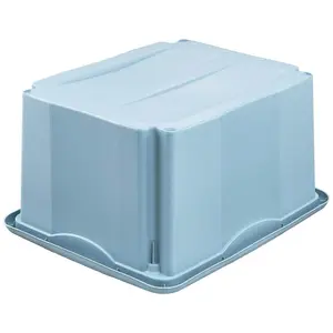 Keeeper Blue Turn Around Stacking Box 15 Litre With Lid - Set Of 2