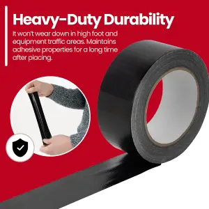 Hardys 2-Pack Duct Tape (L)50m (W)50mm - 220um Thick, Waterproof Backing, Extra Strong Adhesive Formula, Easy Tear Perforations