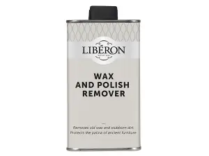 Liberon Wax and Polish Remover 250ml for Wood Furniture Care