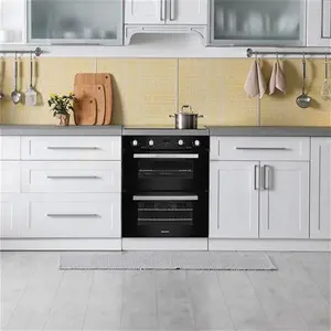 Electriq Built Under Electric Double Oven - Black