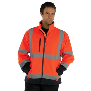 Yoko Mens Hi-Vis Sofshell Jacket (Pack of 2)