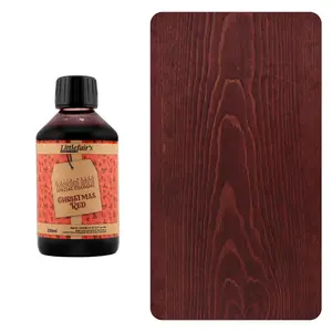 Littlefair's - Indoor & Outdoor Wood Stain - Christmas Red - 250ml