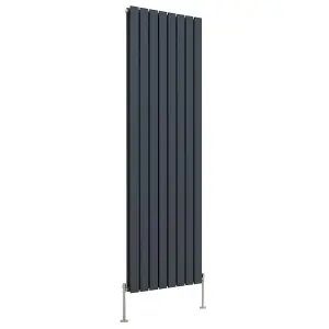 Right Radiators 1800x544 mm Vertical Double Flat Panel Designer Radiator Anthracite