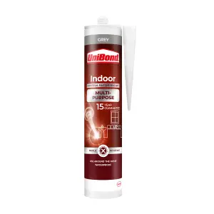 UniBond Silicone-based Grey Sealant, 280ml