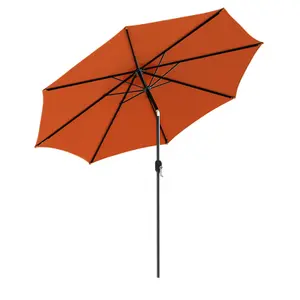 Costway 3m Patio Umbrella Outdoor Garden Heavy Duty Table Umbrella w/ 8 ribs