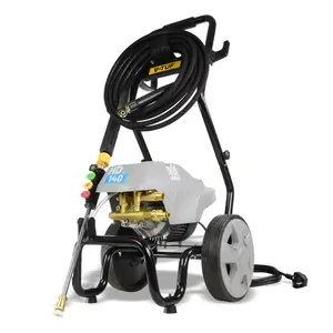 240v Professional Cold Electric Pressure Washer with Cage Frame - 1750psi, 140Bar, 8L/min