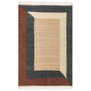 Jute Area Rug 200 x 300 cm Multicolour ORTAKOY