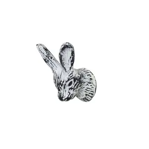 Melody Maison White Rabbit Head Drawer Knob