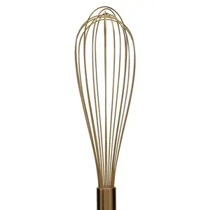 Canora Grey Dixon Stainless Steel Whisk Gold / 8cm H x 39cm W