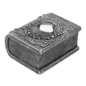 Something Different Dragon Eye Resin Book Storage Box Grey (One Size)