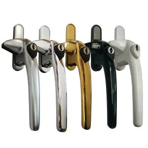 Schlosser Technik Apto Cockspur Window Handle Repair Kit Right Hand Satin Chrome