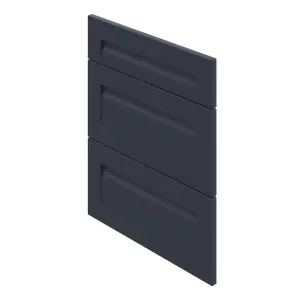 GoodHome Garcinia Matt navy blue Drawer front, Pack of 1 (H)715mm (W)597mm (T)20mm