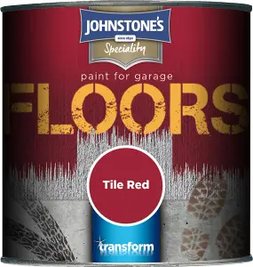 Johnstone's Garage Floor Paint Tile Red -250ml