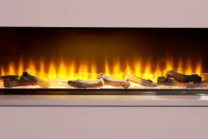 Adam Sahara Panoramic Media Wall Electric Fire, 51 Inch