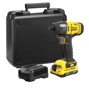 Stanley FatMax 18V Li-ion Brushed Cordless Impact driver (1 x 2Ah) - SFMCF800