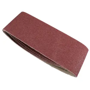 Belt Power Finger File Sander Abrasive Sanding Belts 610mm x 100mm 80 Grit 20 PK