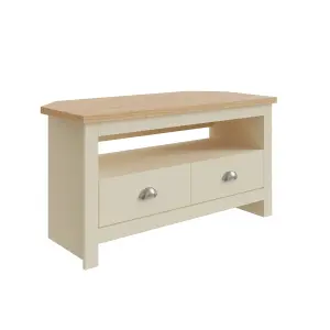 GFW Lancaster Corner TV Unit Cream