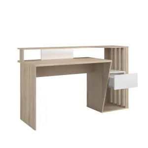 PARISOT PALOMA DESK  OAK WHITE