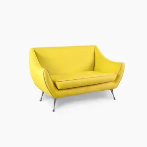 Emelda Grace Rita Small Sofa - Yellow